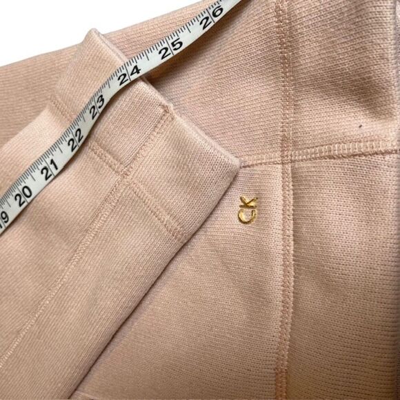 Calvin Klein Coat in Soft Pink with Gold Detail Zip and Chest Pocket Size Medium - Picture 9 of 12